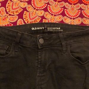 Old Navy rockstar mid-rise jeans